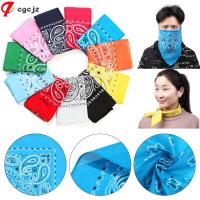 CGCJZ มัลติฟังก์ชั่น ผ้าพันคอคอ อุปกรณ์กีฬา ที่คาดผม ผ้าพันคอสี่เหลี่ยม Paisley Bandana พิมพ์ผ้าโพกศีรษะ สายรัดข้อมือ