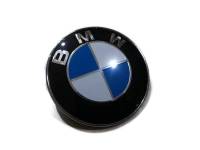 BMW ป้ายโลโก้ฝากระโปงรถขนาดสีฟ้าขาวเส้นผ่าศูนย์กลาง 73 มิลลิเมตร **** BMW ป้ายโลโก้* **การันตีคุณภาพ**