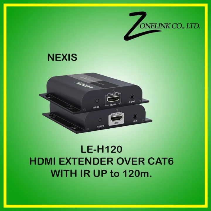 LEH120 HDMI EXTENDER OVER CAT6 WITH IR UP TO 120M Lazada.co.th