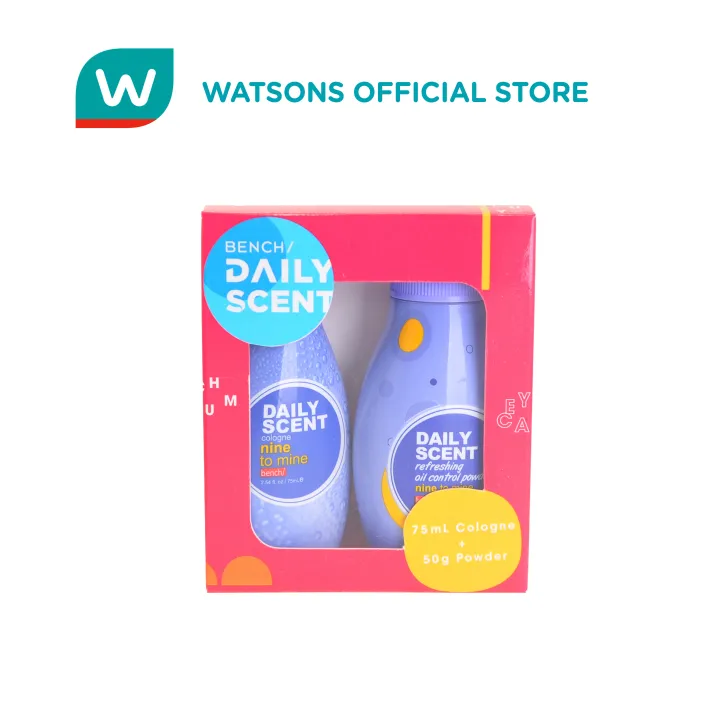 BENCH Daily Scent Nine To Mine Cologne And Powder Gift Set Lazada PH