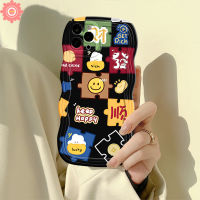 เคส Realme C25 C15 C35 C12 C30 C20 C33 C25s C25Y C11 8 8i 7i 5i 7 5 6i 10 9i 5S C21Y 8Pro 9Pro C20A + 9 C3 C17ความคิดสร้างสรรค์ลายรอยยิ้มที่อุดมไปด้วยขอบลอนฝาหลัง Tpu อ่อน