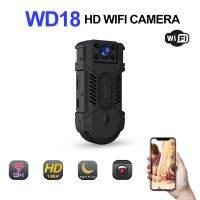 2022 New WD18 Wifi Body Camera HD Secret Cam Monitor Rotated 180° Degrees Wireless Mini Cameras 1080P Pocket Recording Camcorder