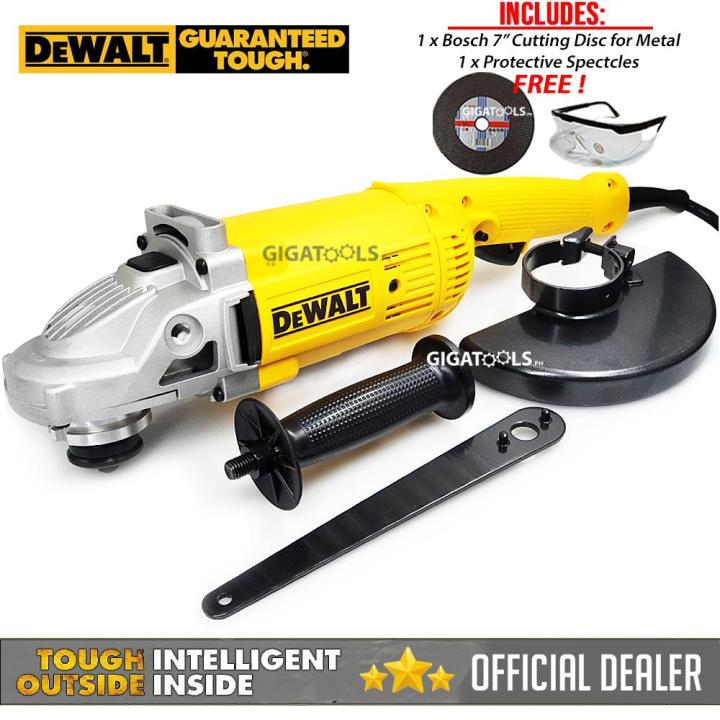 DeWalt D28491 Angle Grinder 7” (180mm) 2000W With FREE 1pc Bosch 7 ...