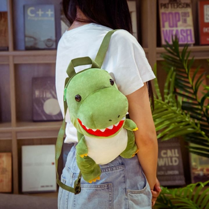 new-fashion-creative-3d-dinosaur-backpack-cute-animal-cartoon-plush-backpack-dinosaurs-bag-for-children-kids-boy-gifts