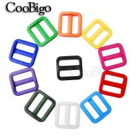 【cw】 10pcs Colorful Plastic Tri Glides Slider Adjustable Buckle For Pets Collar Backpack Strap Bag Parts Accessories 20mm 【hot】