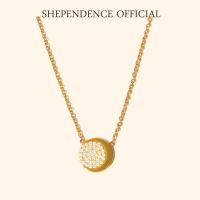 Shependence สร้อยคอพระจันทร์ ชาร์ม (Crystal Moon Charm Necklace)