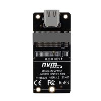 1 Set NVME SSD Adapter M.2 to USB 3.2 Type-C Adapter NVMe Enclosure Support M.2 SSD 2230 2242 2260 2280