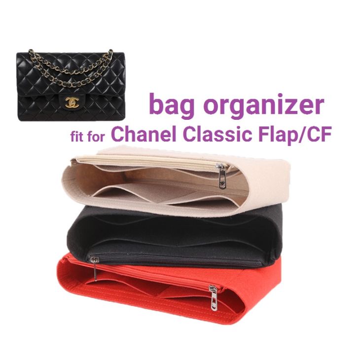 Chanel Classic Medium Flap Bag Organizer Insert, Classic Model Bag Organizer