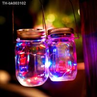 ◄♦∈ 1PC Waterproof LED Solar Light Outdoor Jar Can Cap Copper Light String Strip Wire DIY Lid Party Decoration Night Lamp LED Garden