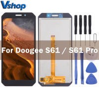 หน้าจอ LCD สำหรับ S61 Doogee/S61 Pro จอแสดงผล LCD พร้อมชิ้นส่วนอะไหล่โทรศัพท์มือถือ Digitizer ประกอบเต็มตัวเครื่อง