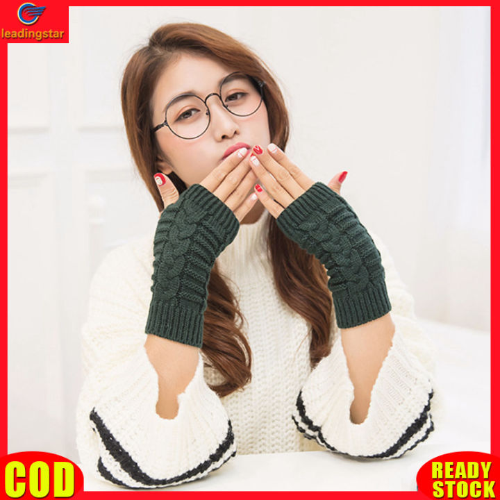 leadingstar-rc-authentic-women-warm-knitting-half-finger-gloves-for-winter-wear