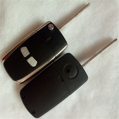 DAKATU 5ชิ้น2ปุ่มปรับเปลี่ยนรีโมทพลิกพับได้ซองใส่กุญแจสำหรับรถยนต์มิตซูบิชิแลนเซอร์ช่องว่างกุญแจเคส