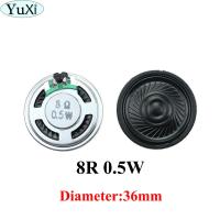 Yui ลำโพง8r 0.5W 36Mm 8 Ohms 5W ลำโพงกลมขนาดมินิหนา4.8Mm ลำโพงติดออดประตูแตรเล็ก8ohm สำหรับ Arduino