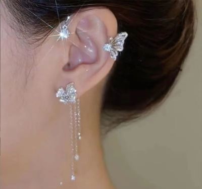 ลดแรง ต่างหูแบบสวม Ear Cuff พร้อมส่งในไทย