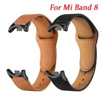 【LZ】 Strap for Mi Band 8 Smartband Leather Watch Band for xiaomi band 8 Bracelet Correa for xiaomi mi band 8 Wristband miband 8 Belt