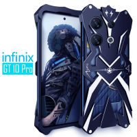 ZIMON Infinix GT 10 Pro เคสโทรศัพท์ป้องกันโลหะอะลูมินัมอัลลอยฝาหลังแบบแข็งกันกระแทกกันตกแฟชั่น Infinix GT 10 Pro เคสโทรศัพท์