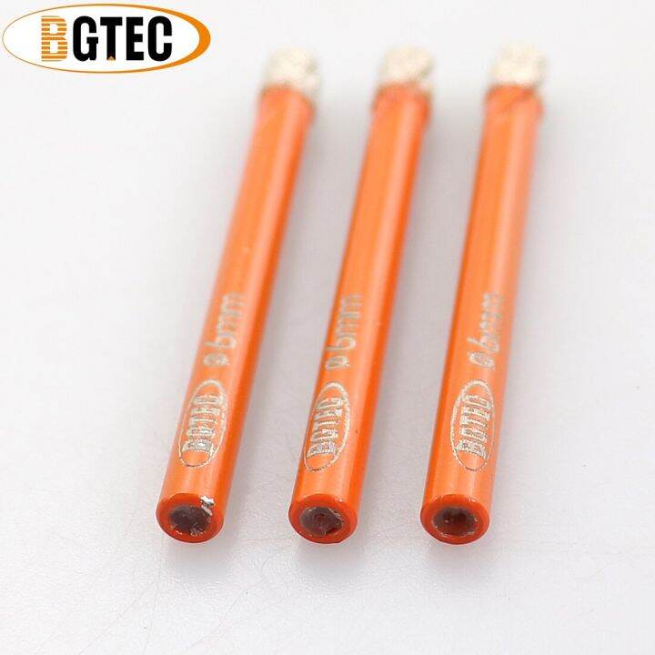 bgtec-เชื่อมแบบสุญญากาศเพชรแห้งก้านกลม10ชิ้น-เซ็ต6มม-ดอกสว่านเซรามิกแกรนิตกระเบื้องดอกสว่านหัวเจาะ