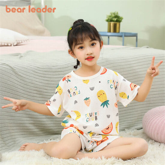 Bear leader bộ đồ bé trai và bé gái bộ quần áo ngắn tay cho trẻ em mới mùa - ảnh sản phẩm 5
