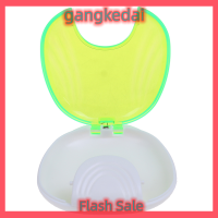 Gangke 1pcs ฟันปลอมทำความสะอาดกล่อง denture bath Container Holder Case