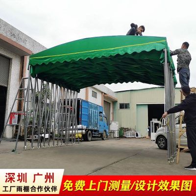 ✜ Deposit Outdoor warehouse mobile push-pull shed activity large temporary sunshade awning factory delivery