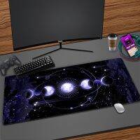 ♛✌❧ Night view Moon Star Mouse Pad Girly Accessories Playmats Cute Carpets Lapto Gamer Purple Pink Magic Large Keyboard MouseMat