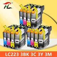 LC223ที่รองรับตลับหมึก LC221สำหรับ Brother LC 221 LC225 MFC-J4420DW J4620DW J4625DW J480DW J680DW เครื่องพิมพ์ J880DW