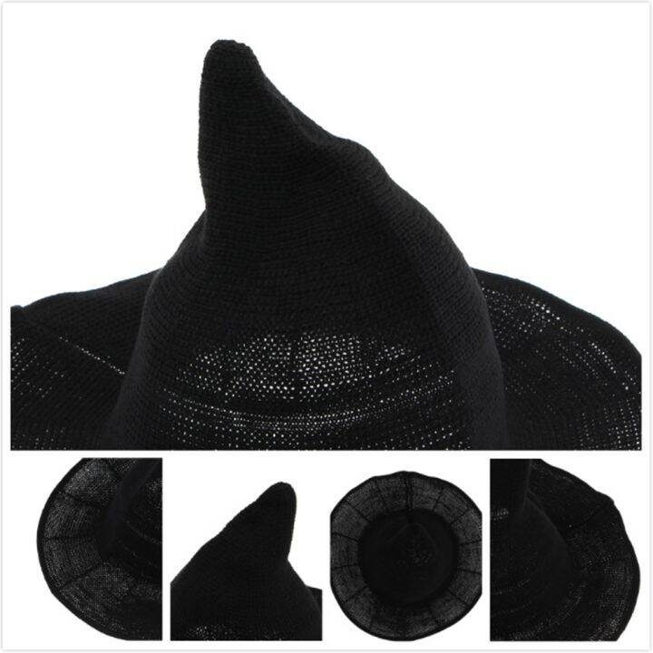 1pcs-witch-hat-woolen-for-hats-magical-decoration-caps