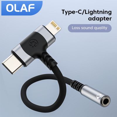 Chaunceybi Olaf USB C / Lightning To 3.5mm Jack Aux Audio Cable  Cord POCO Phones Connecter Wire