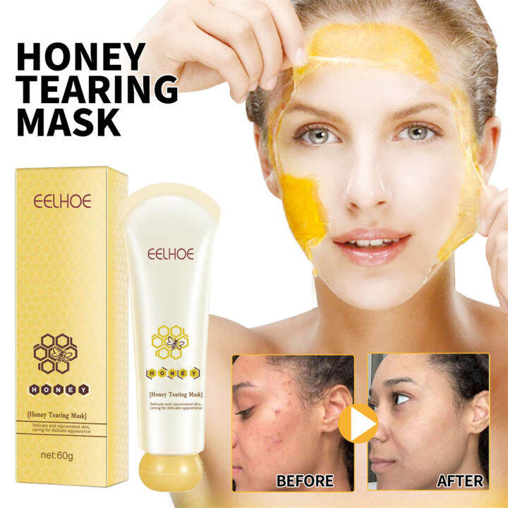 EELHOE Honey Tearing Mask, Deep Cleansing Pores, Removing Blackheads