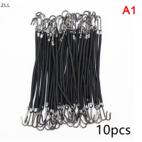 ZLL YUNZE ?Ready Stock 10pcs Ponytail Rubber Elastic Hook Hair Bands For Women Gum Hooks