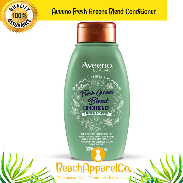 AVEENO FRESH GREENS BLEND SHAMPOO 354ml provides lightweight hydration