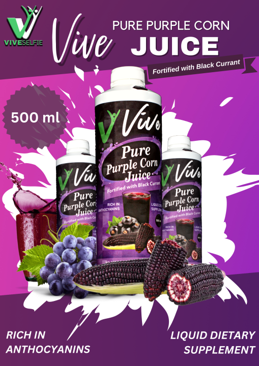 Vive Purple Corn Juice 500ML Lazada PH
