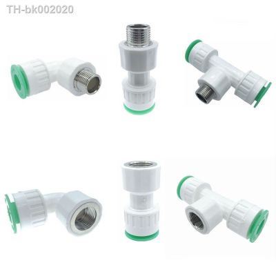 ☸✣ Screw Thread Hot-melt Free Quick Connection PE PVC PPR Tap Water Pipe Plug and Play Garden Agriculture Irrigation Pipe Fittings