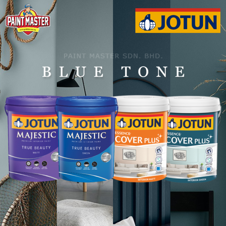 5 Litre Jotun Majestic True Beauty Jotun Cover Plus Available In Sheen And Matt 🔵 Blue Tone 2285