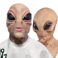 Halloween Alien Mask Movie Cosplay Horror Variation Alien Latex Mask Party Trick Scare Headgear Funny Helmet Accessories Prop