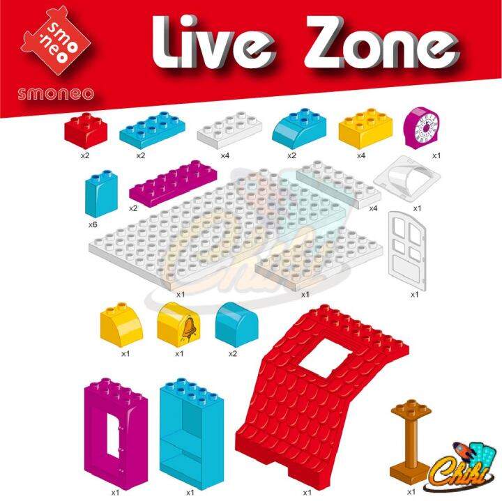 ตัวต่อ-duplo-live-zone-ชุดห้องเรียนของฉัน-จำนวน-77-ชิ้น