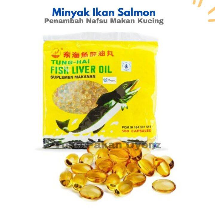 MINYAK IKAN FiSH LIVER OIL VITAMIN UNTUK KUCING ANJING KELINCI HAMSTER