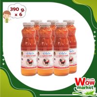 Maepranom Chicken Sauce 390g x 6 Bottles : แม่ประนอม น้ำจิ้มไก่ 390 กรัม x 6 ขวด