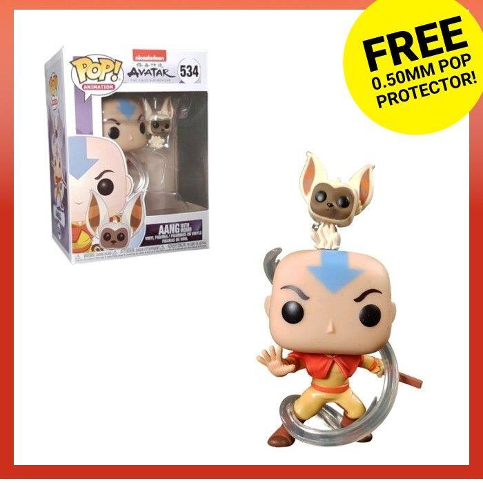 Animation Avatar Aang w/ Momo #534 Funko Pop Vinyl FigureS4x | Lazada PH