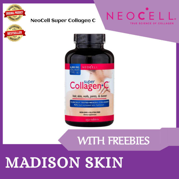 MADISON SKIN NeoCell Super Collagen C 6,000mg Collagen Types 1 & 3