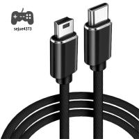 SEJUE4373สายเคเบิลยูเอสบีโอทีจีสำหรับการซิงโครไนซ์คอมพิวเตอร์ USB Type C Type-C เพื่อสายมินิ USB การส่งข้อมูลผ่านสายเคเบิลสายชาร์จอุปกรณ์เครื่องมือสื่อสารอย่างรวดเร็ว