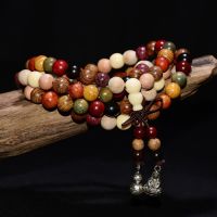 Cindiry 108x6mm/8mm Variety of Sandalwood Tibetan Buddhist Prayer Beads Bracelets Buddha Mala Rosary Wooden Charm Bracelet P20