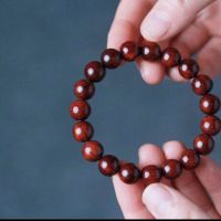 หินโรสวูดสร้อยลูกประคำสร้อยข้อมือโรสวูดลูกประคำมีความหนาแน่นสูงจากธรรมชาติบริสุทธิ์