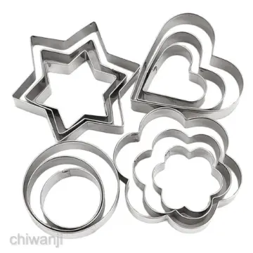 Vegetable Cutter Shapes Set, 304 Stainless Steel Cookie Cutters, Heart Star  Flower Chicken Shaped Fruit Stamps Molds, Chocolate Cutters, Cake  Decorating Molds, Salad Making Tools, Baking Tools, Kitchen Gadgets, Home  Kitchen Items 