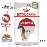 (ลด50%) Royal Canin Instinctive jelly pouch อาหาร เปียก แมว (เยลลี่) x 12 ซอง เฉพาะวันนี้เท่านั้น !