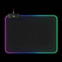 RGB Illuminate Gaming Mouse Pad 7 LED Light Modes Adjustable Mousepad Computer Laptop Desktop PC Foldable Portable Mouse Mat