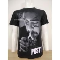 (พร้อมสต็อก) POSTY Post Malone ผ้าฝ้าย100 วงร็อคเสื้อยืดผู้ชาย