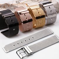 [Aishang watch industry]สแตนเลสนาฬิกา Band14/16/18/20/22/24มม. ห่วง StrapUniversal ปรับ Writst เข็มขัด