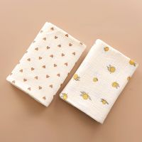 【CW】△๑♨  Ins Baby Blanket Muslin Swaddle 2 Layer Cotton Receive Blankets for Newborn Items Mother Kids