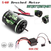 540กันน้ำ20T-45T มอเตอร์แปรง60A ESC สำหรับ1:10รถ RC ตีนตะขาบ SCX10แกน Kypsho Redcat Gen8 Traxxas TRX4 TRX6ของเล่น